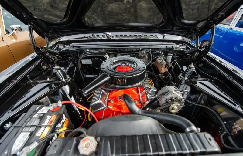 Car engine bay